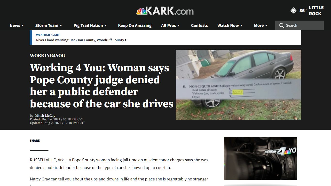 Working 4 You: Woman says Pope County judge denied her a ...