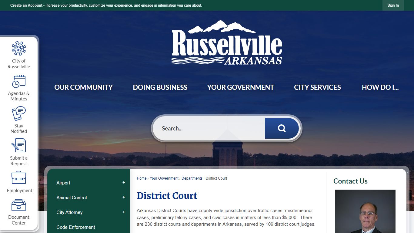 District Court | Russellville, AR - Official Website